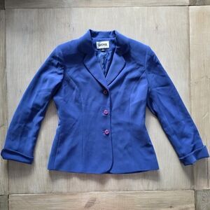 Kasper Royal Blue Tailored Blazer Jacket | Size 4